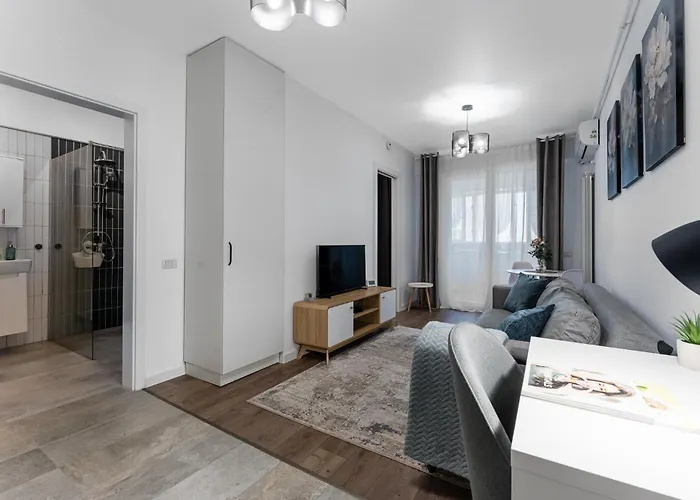 Lägenhet Relax And Cozy Studio- Private Parking - Near Center