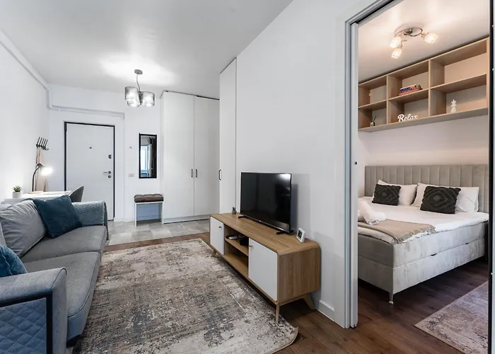 Relax And Cozy Studio- Private Parking - Near Center Lägenhet *